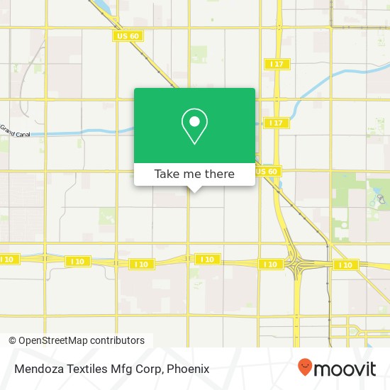 Mendoza Textiles Mfg Corp map