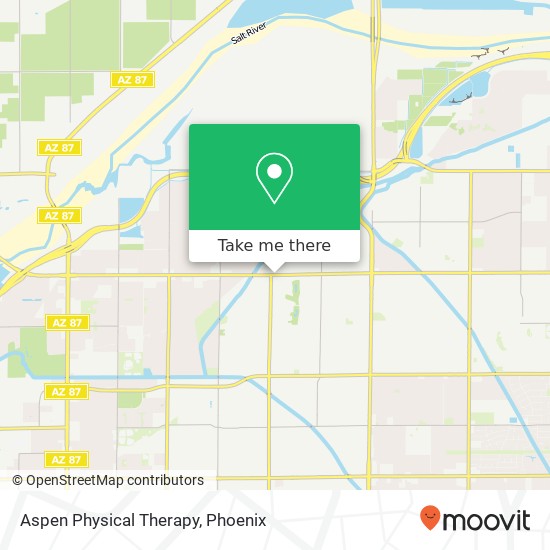 Aspen Physical Therapy map