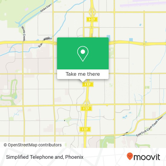 Mapa de Simplified Telephone and