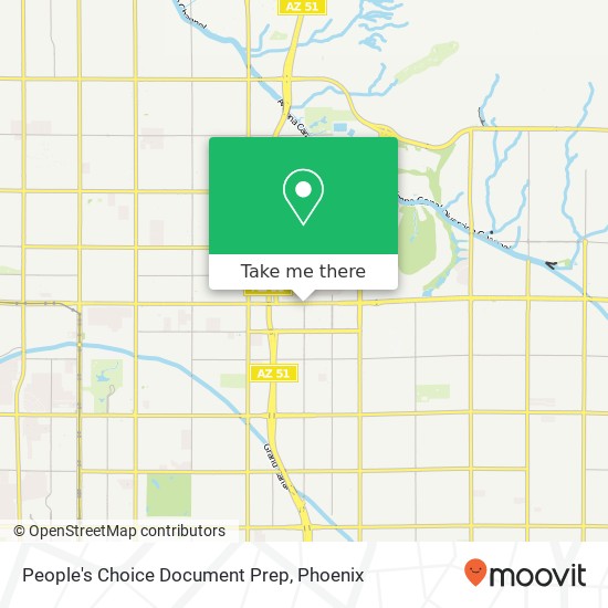 People's Choice Document Prep map