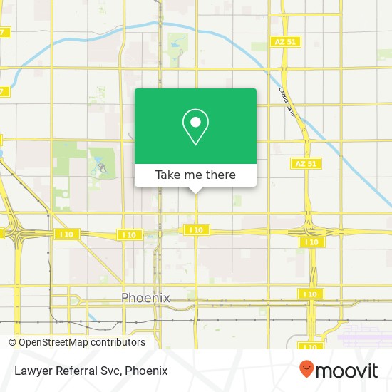 Mapa de Lawyer Referral Svc