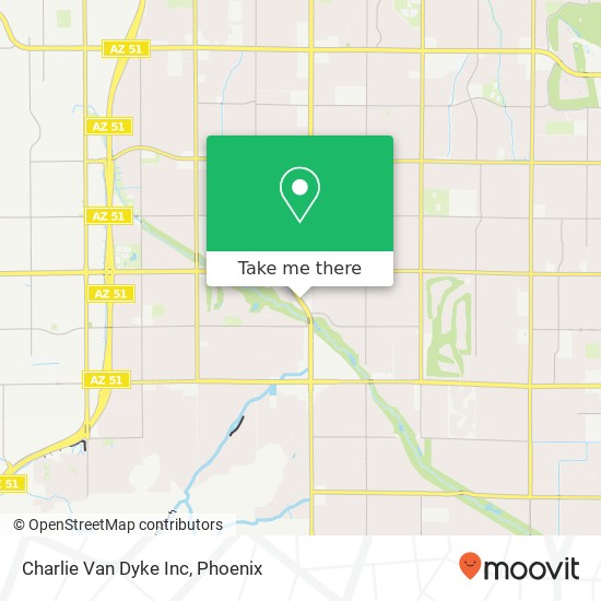 Charlie Van Dyke Inc map