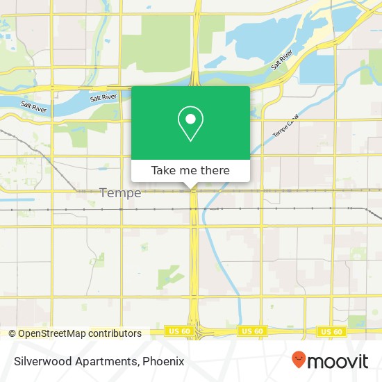 Mapa de Silverwood Apartments