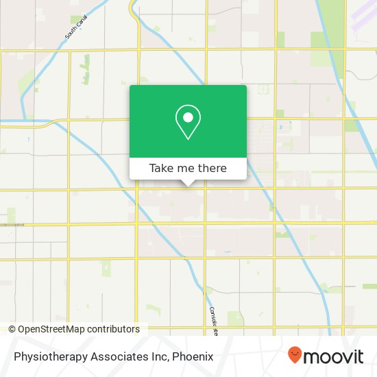 Physiotherapy Associates Inc map