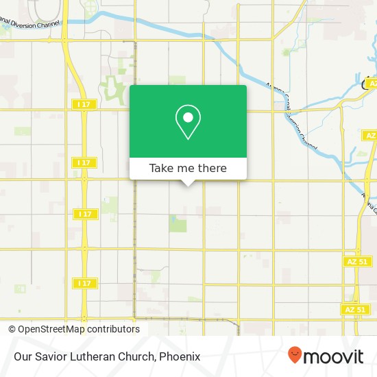 Our Savior Lutheran Church map