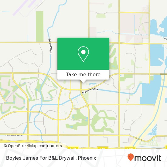 Boyles James For B&L Drywall map