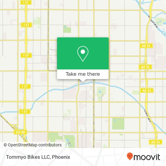 Mapa de Tommyo Bikes LLC