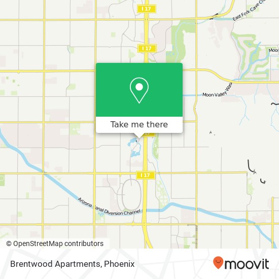 Brentwood Apartments map