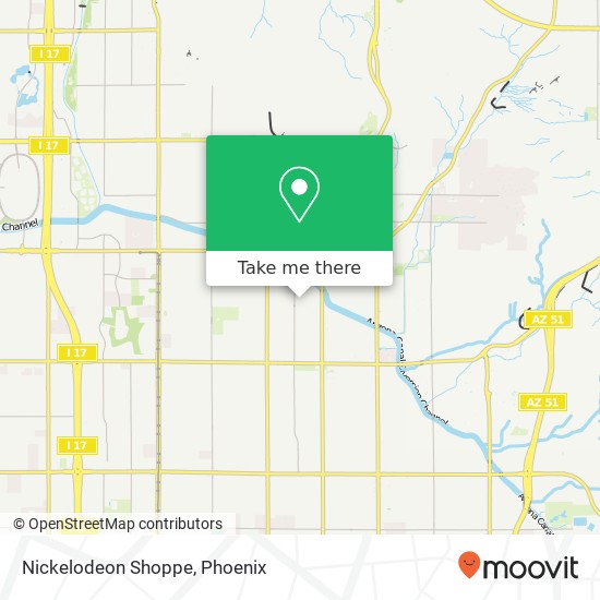 Nickelodeon Shoppe map
