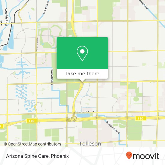 Arizona Spine Care map