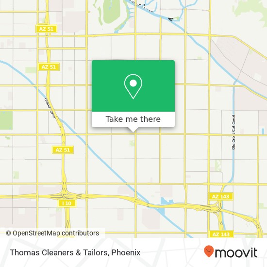 Thomas Cleaners & Tailors map