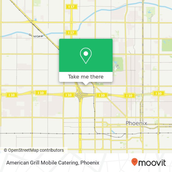 American Grill Mobile Catering map