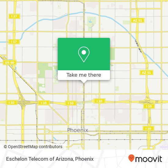 Eschelon Telecom of Arizona map