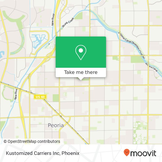 Mapa de Kustomized Carriers Inc