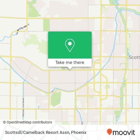 Scottsdl/Camelback Resort Assn map