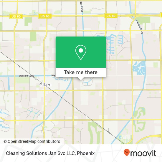 Cleaning Solutions Jan Svc LLC map