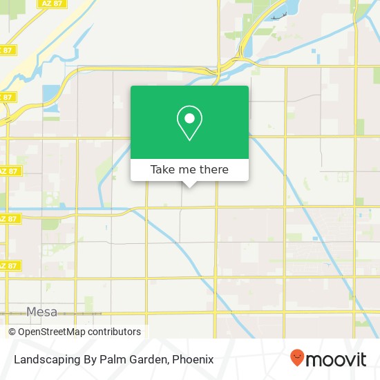 Landscaping By Palm Garden map