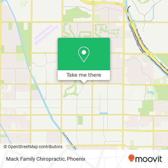 Mack Family Chiropractic map