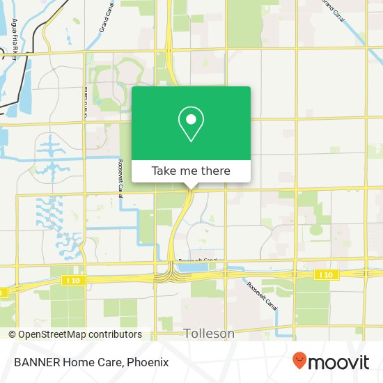 BANNER Home Care map