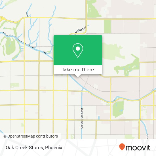 Oak Creek Stores map