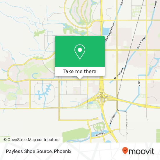 Payless Shoe Source map