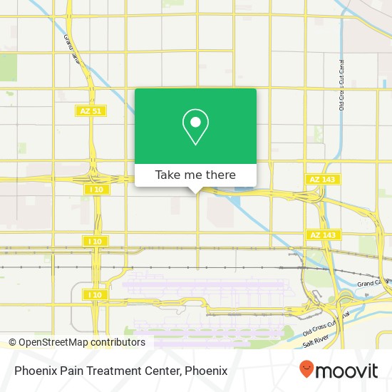 Mapa de Phoenix Pain Treatment Center