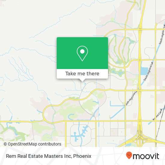 Rem Real Estate Masters Inc map