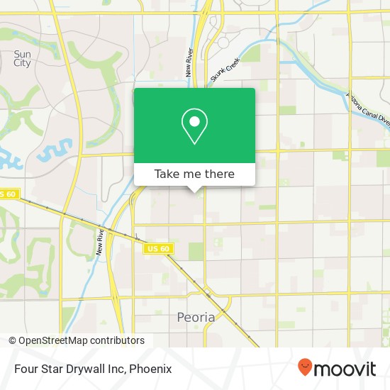 Four Star Drywall Inc map