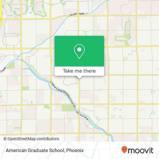 American Graduate School map