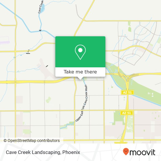 Cave Creek Landscaping map