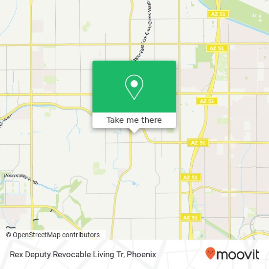 Mapa de Rex Deputy Revocable Living Tr