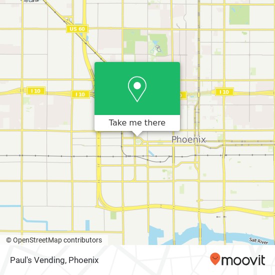 Paul's Vending map