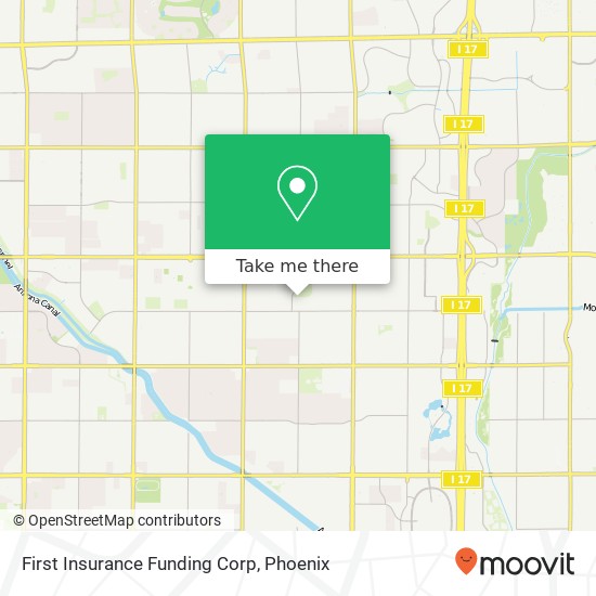 First Insurance Funding Corp map