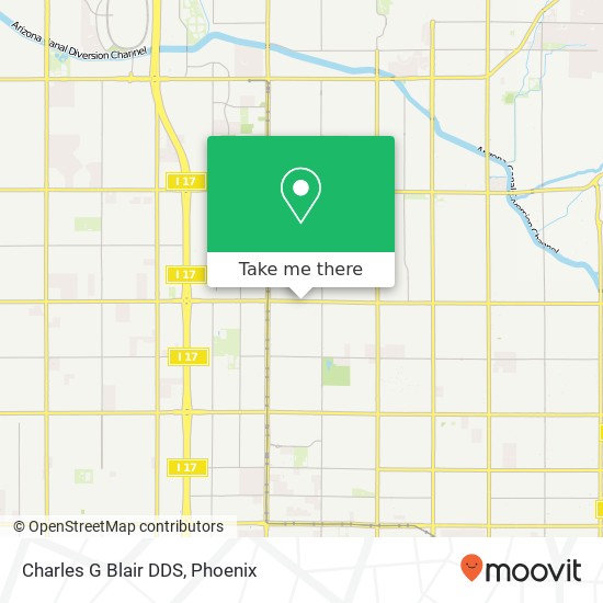 Mapa de Charles G Blair DDS