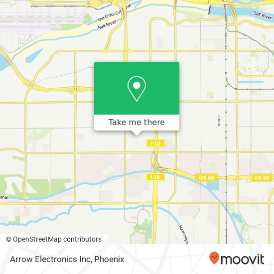 Arrow Electronics Inc map