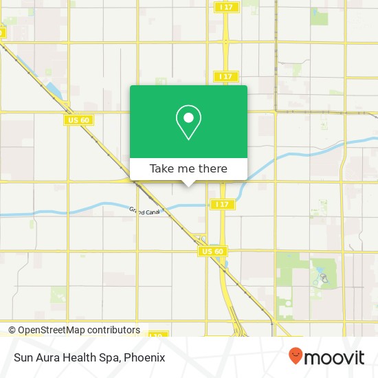 Mapa de Sun Aura Health Spa