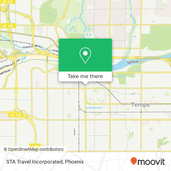 STA Travel Incorporated map