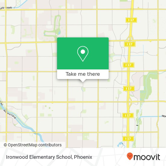 Ironwood Elementary School map