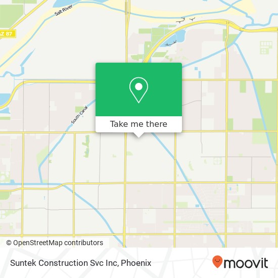 Suntek Construction Svc Inc map