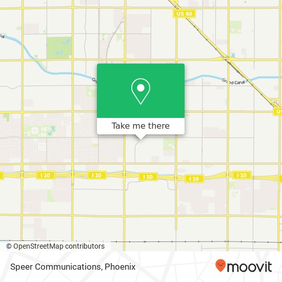 Speer Communications map