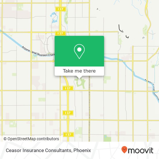 Ceasor Insurance Consultants map