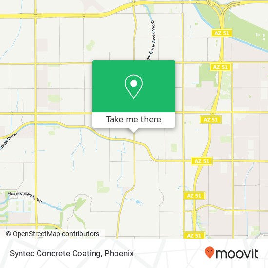 Mapa de Syntec Concrete Coating