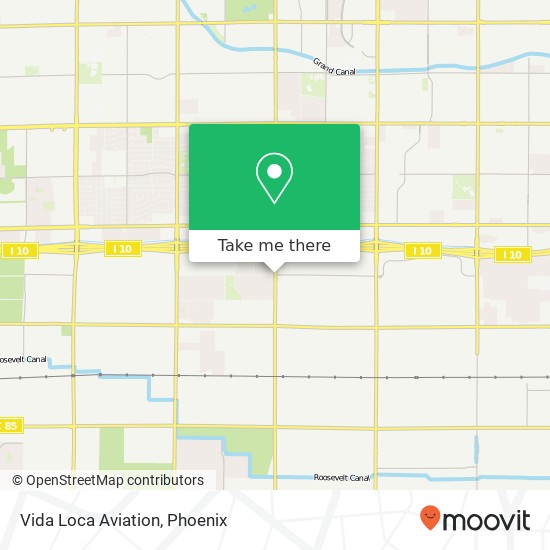 Vida Loca Aviation map