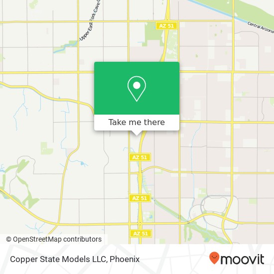 Copper State Models LLC map