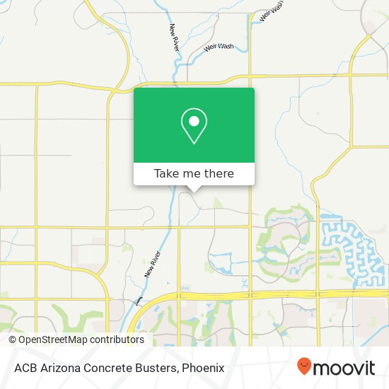 ACB Arizona Concrete Busters map