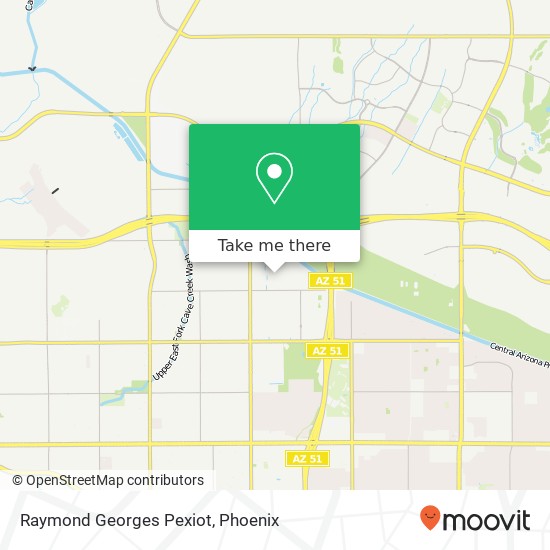 Raymond Georges Pexiot map