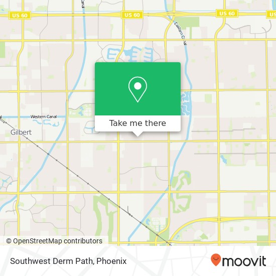 Mapa de Southwest Derm Path