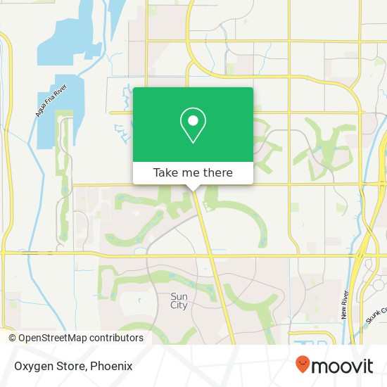 Mapa de Oxygen Store