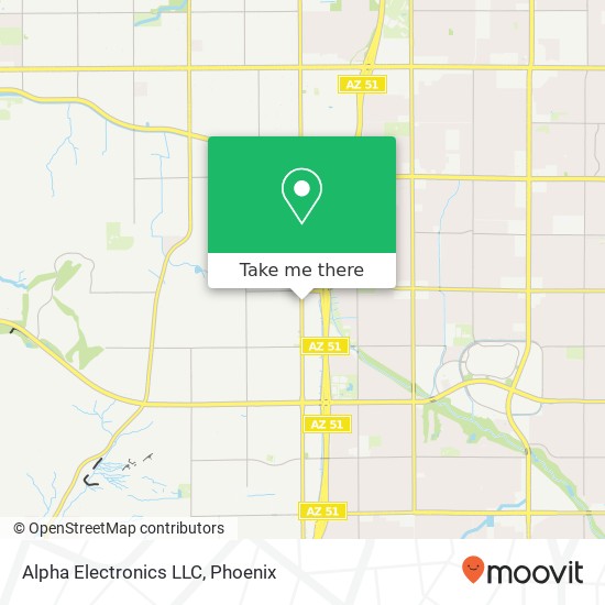 Mapa de Alpha Electronics LLC