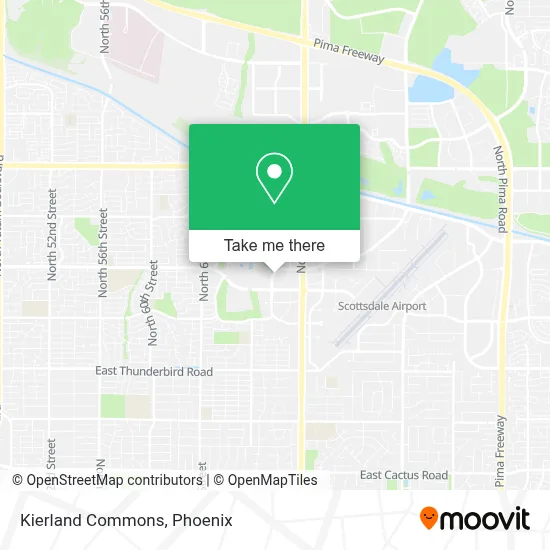 Kierland Commons map